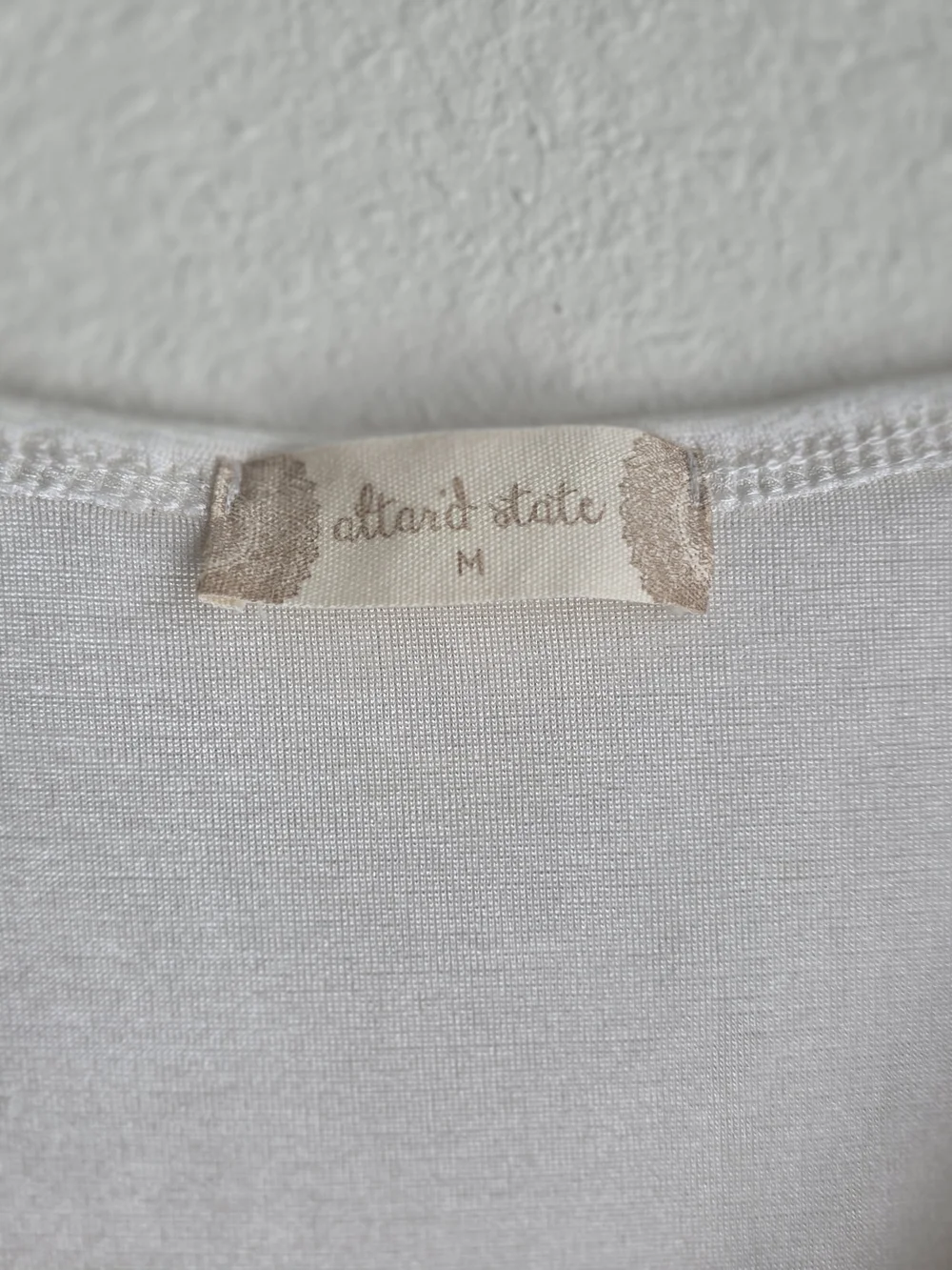 Ruched Cream Cropped Top Altar'd State - Picture 7 of 9